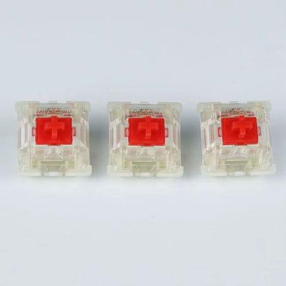 Switch Black Red Clear 5Pin Transparent Tops for Mechaniacl Keyboard Compatible with MX Switch