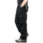 Men'S Cargo Pants Mens Casual Multi Pockets Sports Large Size 44 Tactical Pants Men Outwear Straight Loose Fashion Long Trousers