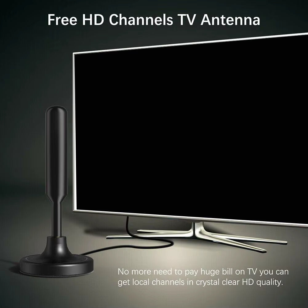 Antenna for Digital TV Indoor Signal Amplifier Long Range Signal Receiver Amplifier 720P 1080P Antenna Booster Smart TV Antenna