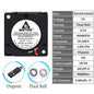 2 Pieces  DC 5V 12V 24V 30X30X10Mm Sleeve Dual Ball 1 Inch Small Mini Blower Cooling Fan 30Mm X 10Mm 3Cm 3010 3D Printer