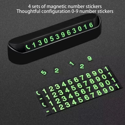 Car Phone Number Card Temporary Parking Card Plate Telephone Number Car Park Stop Automobile Accessories Car-Styling