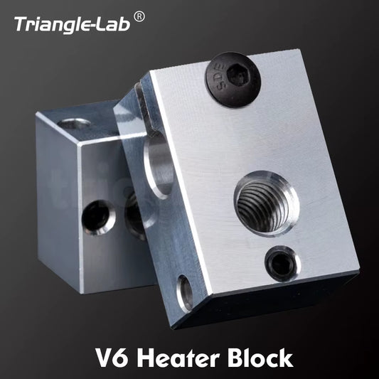 3D Printer Parts V6 Heater Block for Sensor Cartridges for V6 HOTEND Extruder for PT100 Sensor for V6 HOTEND