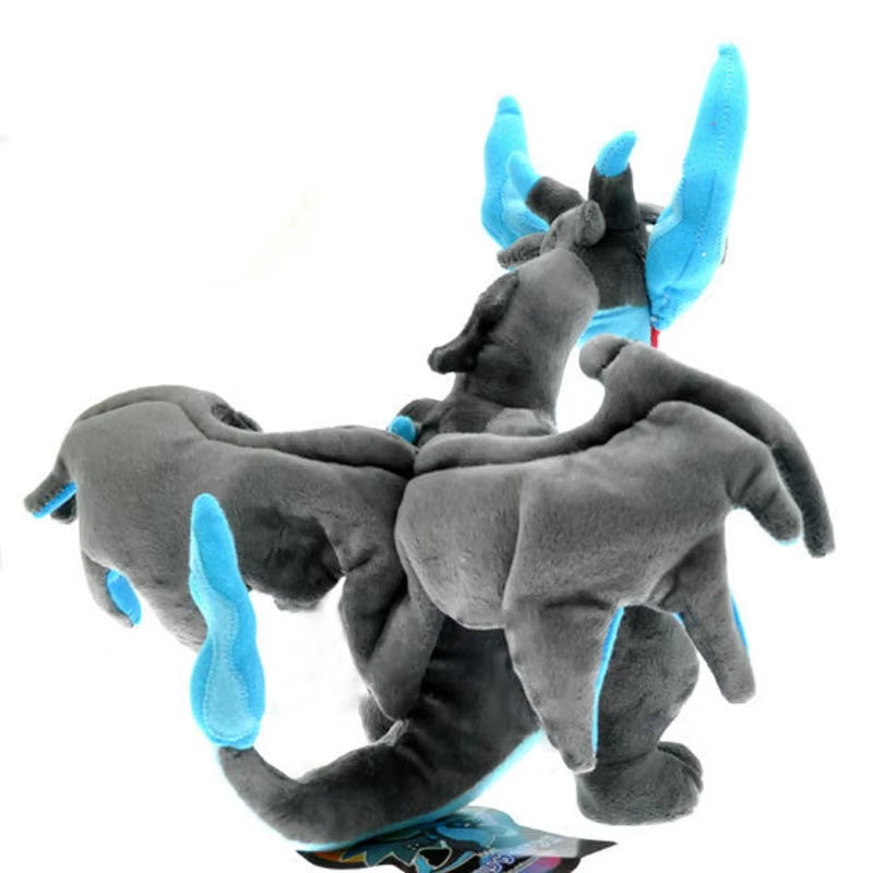 10" Mega Charizard Plush Toys Mega Evolution X & Y Charizard Plush Toy Doll Soft Stuffed Animals Toys Gifts for Children Kids