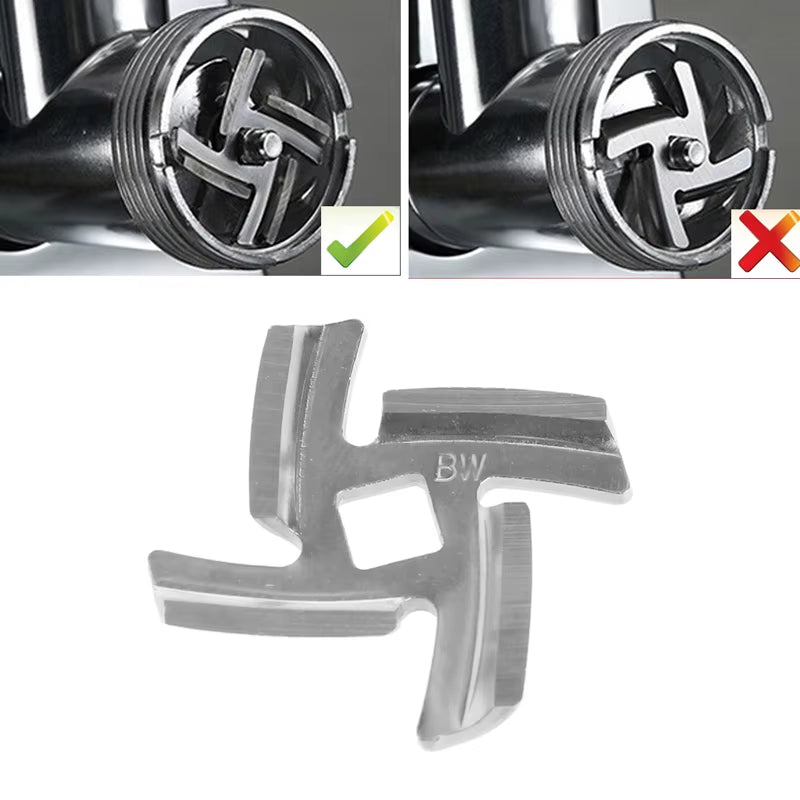 1Pc 50Mm Diameter Stainless Steel Meat Grinder Blade Spare Part for Moulinex HV6