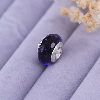 New European Colorful Lampwork Glass Bead Murano Plastic Aolly Charm Fit Pan Brand Bracelet Bangle Women DIY Jewelry Dropship
