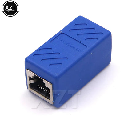 1 to 2 Ways Network LAN Cable Ethernet Female Cat6 RJ45 Splitter Connector Adapter UTP Cat7 5E Conector Switch Adapters Coupler