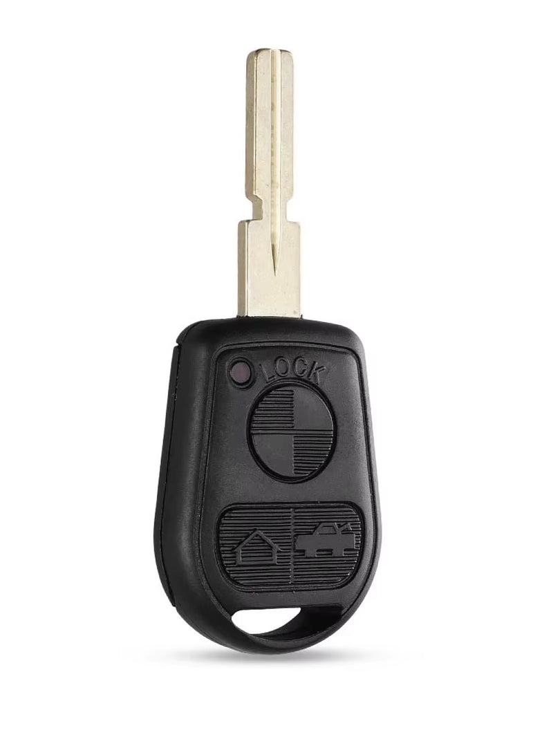 3 Button Uncut Blade Car Key Replacement Remote Key Case Shell for BMW E31 E32 E34 E36 E38 E39 E46 Z3 Fob Uncut Key Case