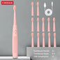 Electric Toothbrush Sonic Rechargeable Top Quality Smart Chip Toothbrush Head Replaceable Whitening Healthy Best Gift !