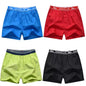 4 Pcs/Lot Men Plaid Underpants Boxers 100% Cotton Shorts Underwear Male High Quality Loose Comfortable Sleep Bottoms Panties