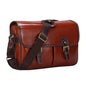 Photo Luxury Camera Stylish Fashion Retro PU Leather Case Handbag Waterproof Shoulder Messenger DSLR Bag for Canon Nikon Sony L