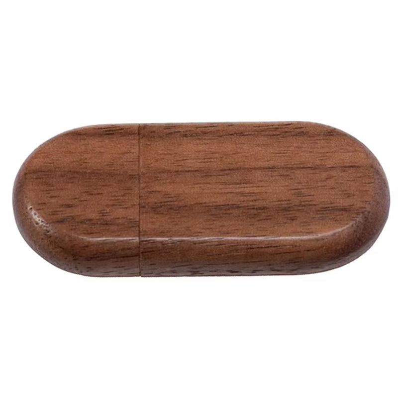 1PCS Free LOGO Wooden + Box USB 2.0 Pen Drive 4GB 16GB 32GB 64GB Flash Drive Memory Stick Wedding Photography Gift U Disk