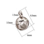 10Pcs Stainless Steel Spacer Beads Pendant Charms Clasps Gold Color Bail Beads for DIY Jewelry Making Findings Hole 2-4Mm Beads