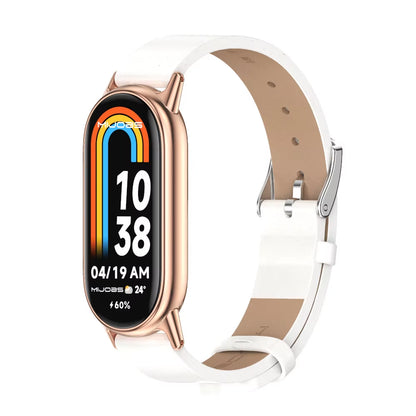 Strap for Mi Band 10 9 8 7 6 5 4 3 Bracelet Silicone Wristband for Xiaomi Mi Band 8 Metal Strap for Mi Band 7 Watchband Leather