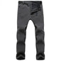 Stretch Waterproof Pants Men Casual Winter Thick Warm Fleece Shark Skin Trousers Male Windbreaker Sweatpants Mens Tactical Pants