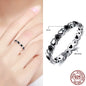 Hot Sale 100% 925 Sterling Silver Styles Stackable Ring Party Finger Wedding Rings for Women Original Fashion Jewelry Gift