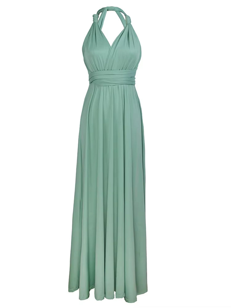 Sexy Women Boho Maxi Club Dress Red Bandage Long Dress Party Multiway Bridesmaids Convertible Infinity Robe Longue Femme