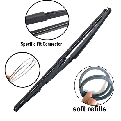 Erick'S Wiper 14" Rear Wiper Blade for Alfa Romeo 147 2000 - 2010 Windshield Windscreen Clean Tailgate Window Car Rain Brush