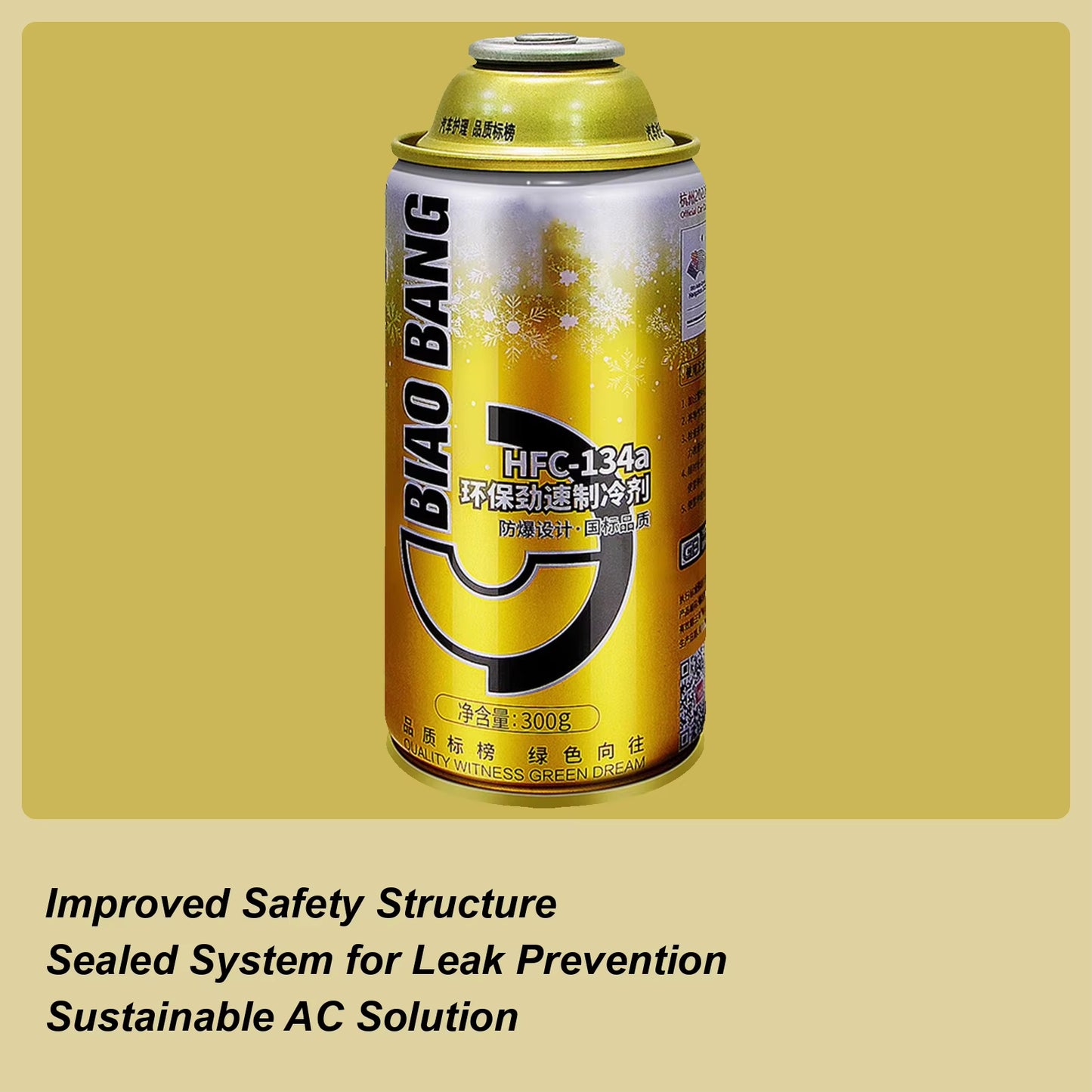 Car Air Conditioner Refrigerant Car Cooling Air Conditioner Refrigerant Leakproof Automotive Interior Part for Driving Road Trip