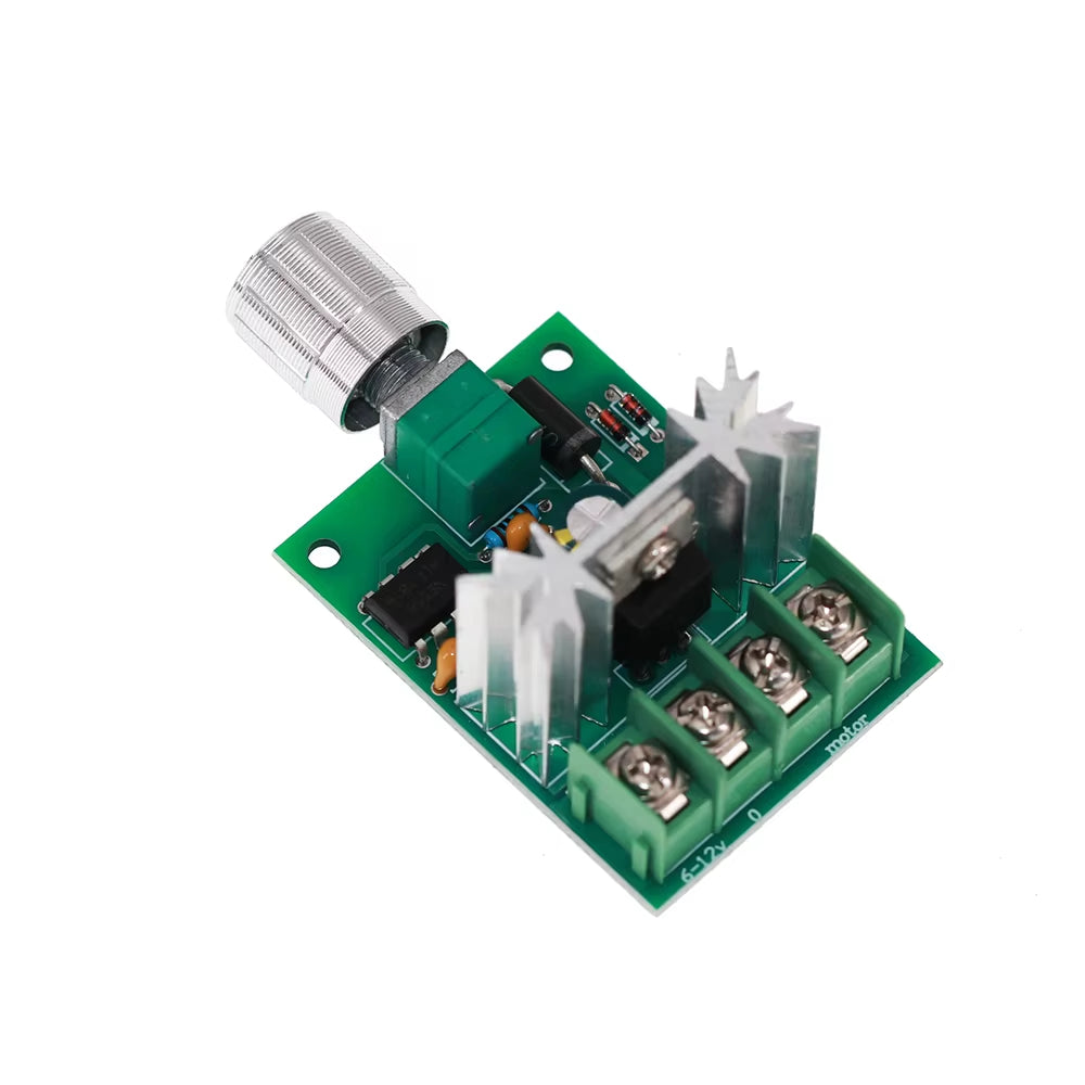 High Power 6A 6V-12V PWM No-Polarity DC Motor Speed Regulator Controller Board Speed Motor Control Switch Board
