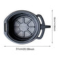 6/8/10L Oil Receiving Basin Oil Change Drain Pan Cleaning Oil Drain Container Leakproof for Car Motorcycle Auto Repair Tool