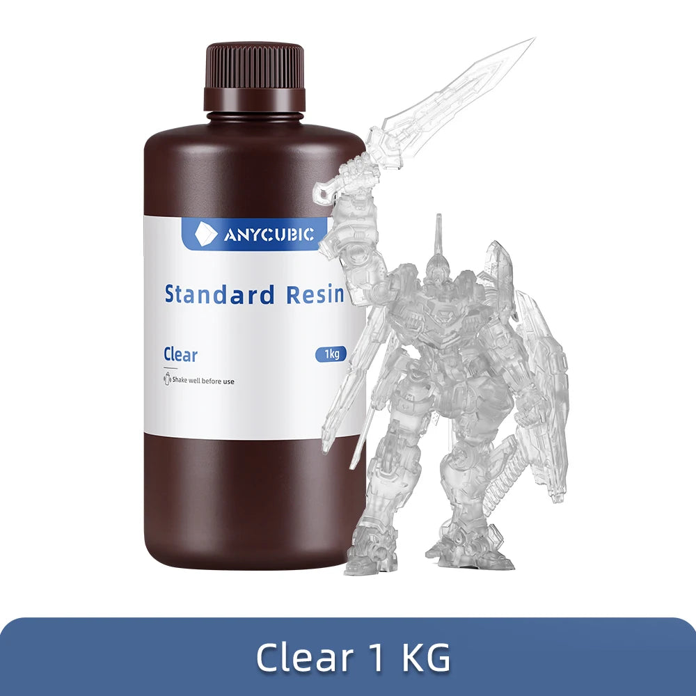 1Kg/10Kg Liquid Photopolymer Standard Resin 405Nm UV Resin for 3D Printer LCD Printing Resin Material for Photon Mono