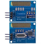 Long Range 433Mhz RF Wireless Transceiver Kit with Antenna Large Power 433 Mhz Transmitter Receiver Module LORA Kit for Arduino
