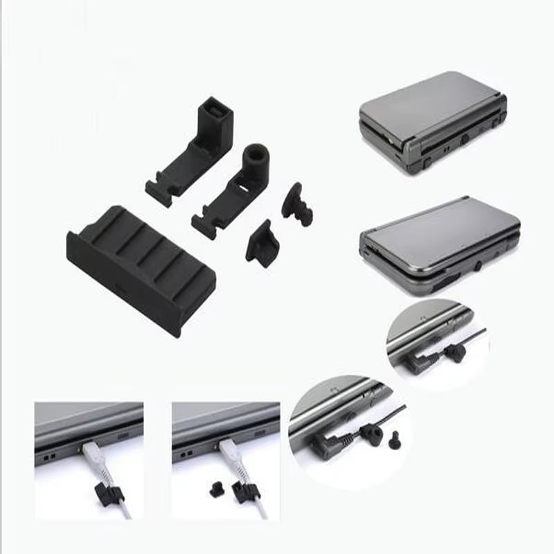 Silicone Anti-Dust Plug Earphone Jack Charging Dock Dust Proof Protector Cap for Nintendo New 3DS XL/LL 3DSXL 3DSLL 2DS Cover