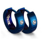 Cute Hoop Earrings for Women Men Stainless Steel Ear Cuff Brincos Huggie Jewelry