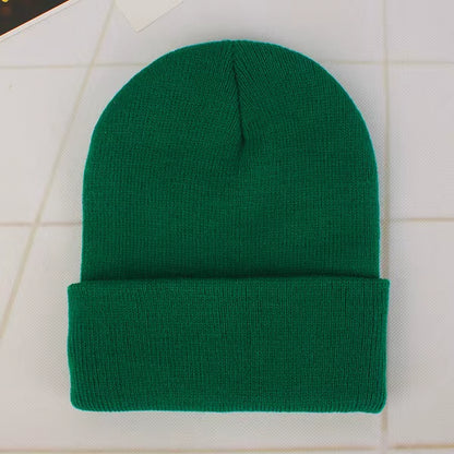 Solid Color Winter Hats for Woman New Beanies Knitted Cute Hat Girls Autumn Female Beanie Caps Warmer Bonnet Ladies Casual Cap
