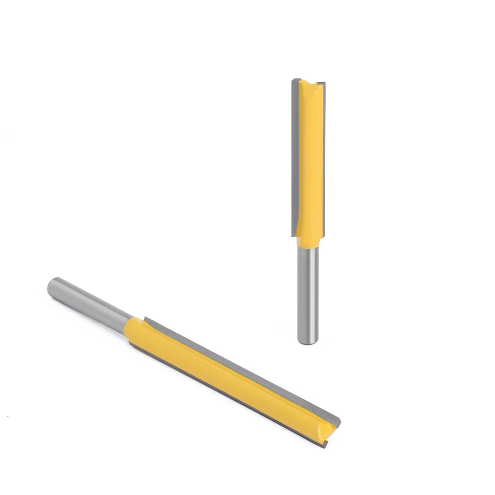 Router Bit 1/4 Shank Extension Long Straight Trimming Knife CNC Bit Milling Cutters for Wood Edge Cutting MC01002