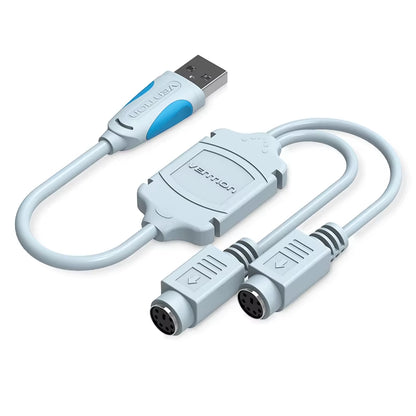 USB to PS2 Converter Cable USB Male to PS/2 Female Adapter USB Extension Cable for Keyboard Mouse Scanner PS2 USB Cable