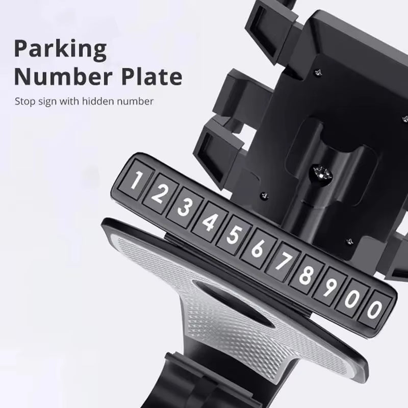 Multifunctional Car Dashboard Phone Holder Enhances Driving Safety