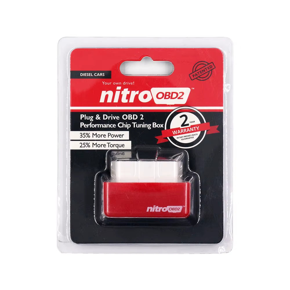 15% Fuel save Ecoobd2 Nitro Obd2 for Benzine Petrol Gasoline Cars Eco OBD Diesel Nitro OBD2 Chip Tuning Box Plug&Driver