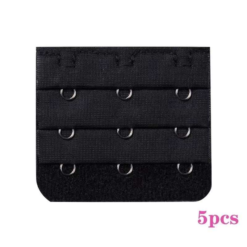 3/5Pcs Bra Extender Strap Extension 3 Hooks 2 Rows Women Intimates Lengthened Bra Hook Extenders Womens Accessoires 2/3/4Buckles