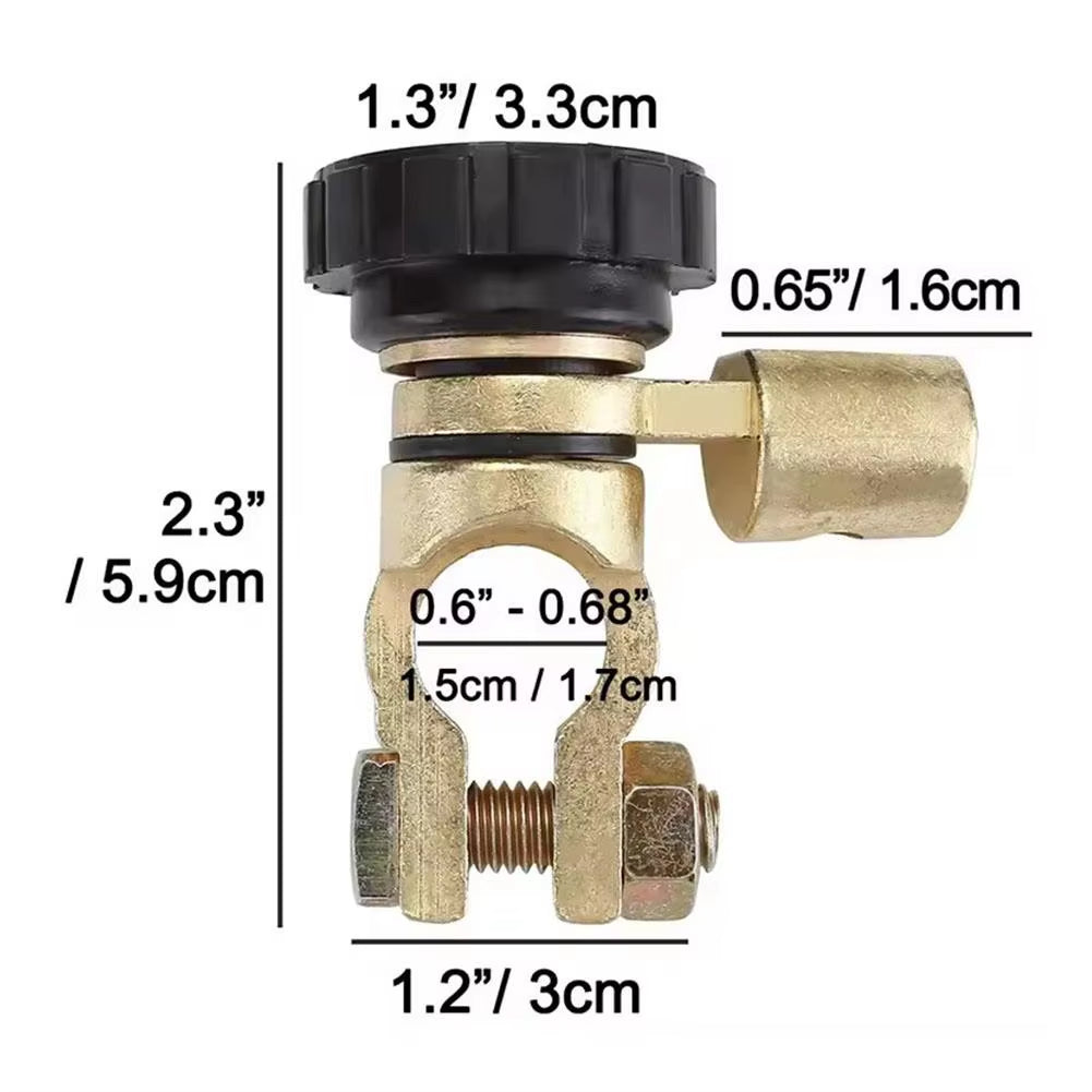 Car Battery Switch Battery Terminal Power Multi-Purpose Protective Switch Vehicle Battery Protection Device Car Accessories