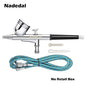 Gravity Feed Dual-Action Airbrush Spray Gun Kit Trigger Spray Gun for Art Craft Model Paint Spraying Hobby 0.3MM 7CC Air Brush