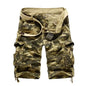 Camouflage Loose Cargo Shorts Men 2025 Summer Military Camo Short Pants Homme Cargo Shorts US Size