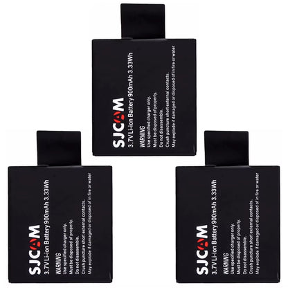 New SJCAM Sj4000 Eken H9 GIT-LB101 GIT BATTERY Sj5000 Sj6000 Sj7000 SJ8000 SJ9000 Battery +Dual USB Charger