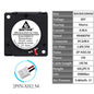 2 Pieces  DC 5V 12V 24V 30X30X10Mm Sleeve Dual Ball 1 Inch Small Mini Blower Cooling Fan 30Mm X 10Mm 3Cm 3010 3D Printer