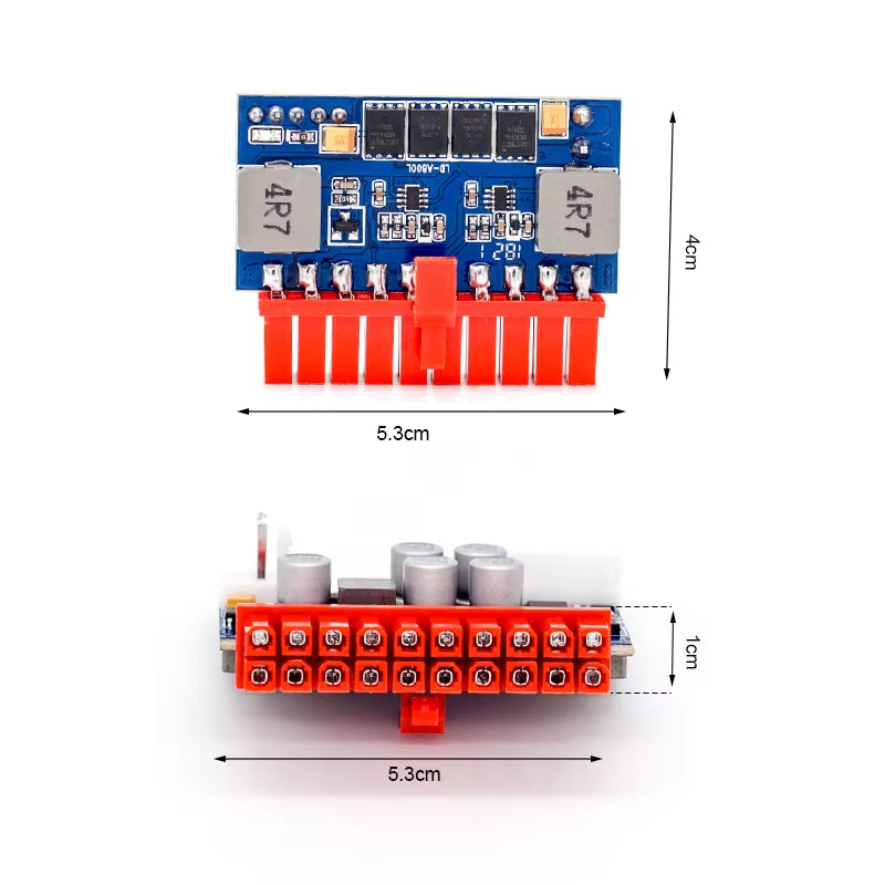 DC Input DC-ATX 120W 20Pin Power Supply Module Switch Pico PSU Auto Mini ITX High DC-ATX Power Module ITX