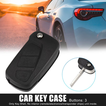 3 Key Auto Buttons Remote Control Car Fob Key for Case Shell for Ford Ka 2008-2013 Maintenance Tools Car Accessories