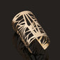 Bijoux Gypsy Fashion Gold Silver Plated Punk Hip Hop Cuff Wide Men Bangles Arm Bracelet for Women Bracelets & Bangles