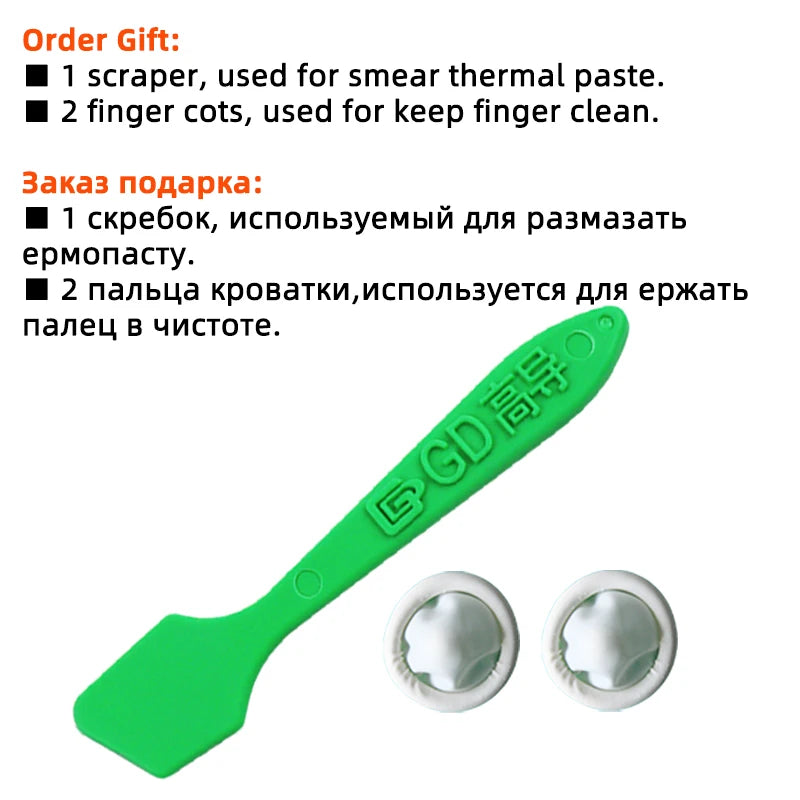 Net Weight 1/3/7/15/30 Grams Gray 900 Thermal Conductive Grease Paste Plaster Heat Sink Commpound for CPU LED SSY BAS BR BX CB