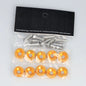 Leosport-10 Pcs/Pack JDM Style Aluminum Fender Washers and Bolt for Honda Civic Integra RSX EK EG DC