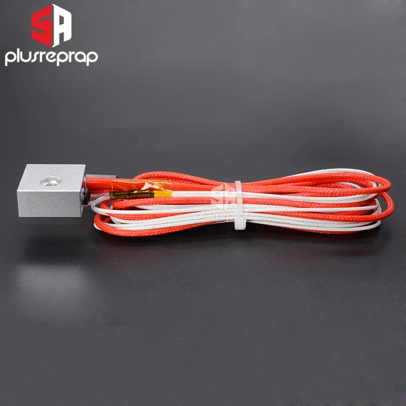 MK8 Extrusion V5 J-Head Hotend Heating Aluminum Block 20X20X10Mm with Thermistor Ceramic Heater 12V 24V 40W for 3D Printer Part