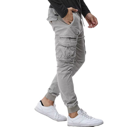 Mens Camouflage Tactical Cargo Pants Men Joggers Boost Military Casual Cotton Pants Hip Hop Ribbon Male Army Trousers 38