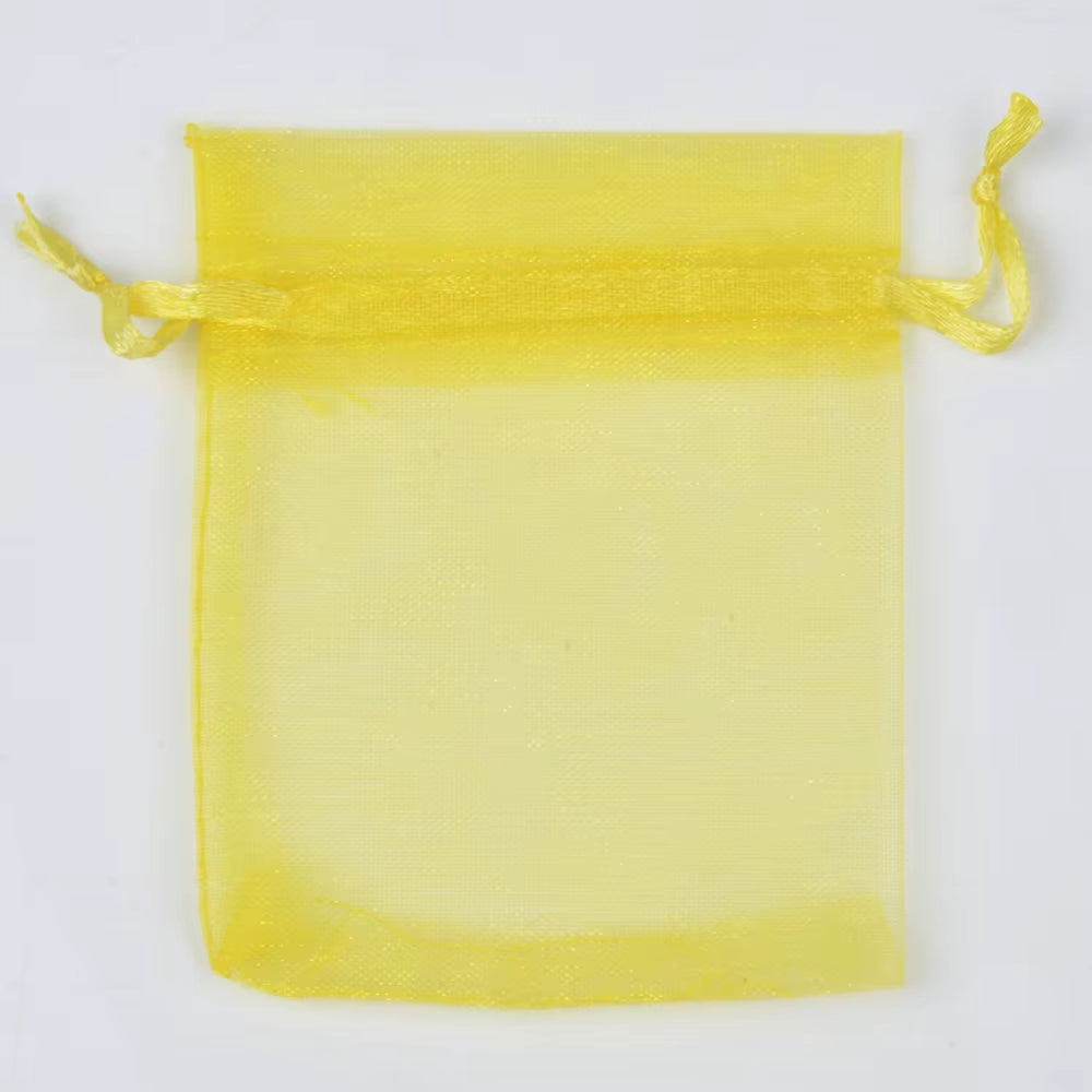 50Pcs/Lot 24 Colors Jewelry Bag Organza Gift Bags for Jewelry Packaging Bags Wedding Gift Storage Drawstring Pouches Wholesale