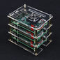 3 Layer Raspberry Pi Acrylic Case Clear Box Cover + Cooling Fans for Raspberry Pi 4B 3B+ 3B DIY Cluster