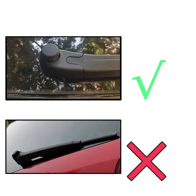 Erick'S Wiper Windshield Windscreen Rear Wiper Arm Washer Cover Cap Nut for Seat Ibiza 2006 - 2012 Tailgate Spray Protector
