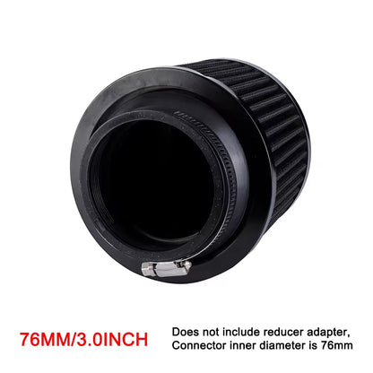 R-EP Universal Car Air Intake Filter 76MM 70Mm 65Mm Performance High Flow Filters for Cold Air Intake 3Inch 2.75Inch 2.5Inch